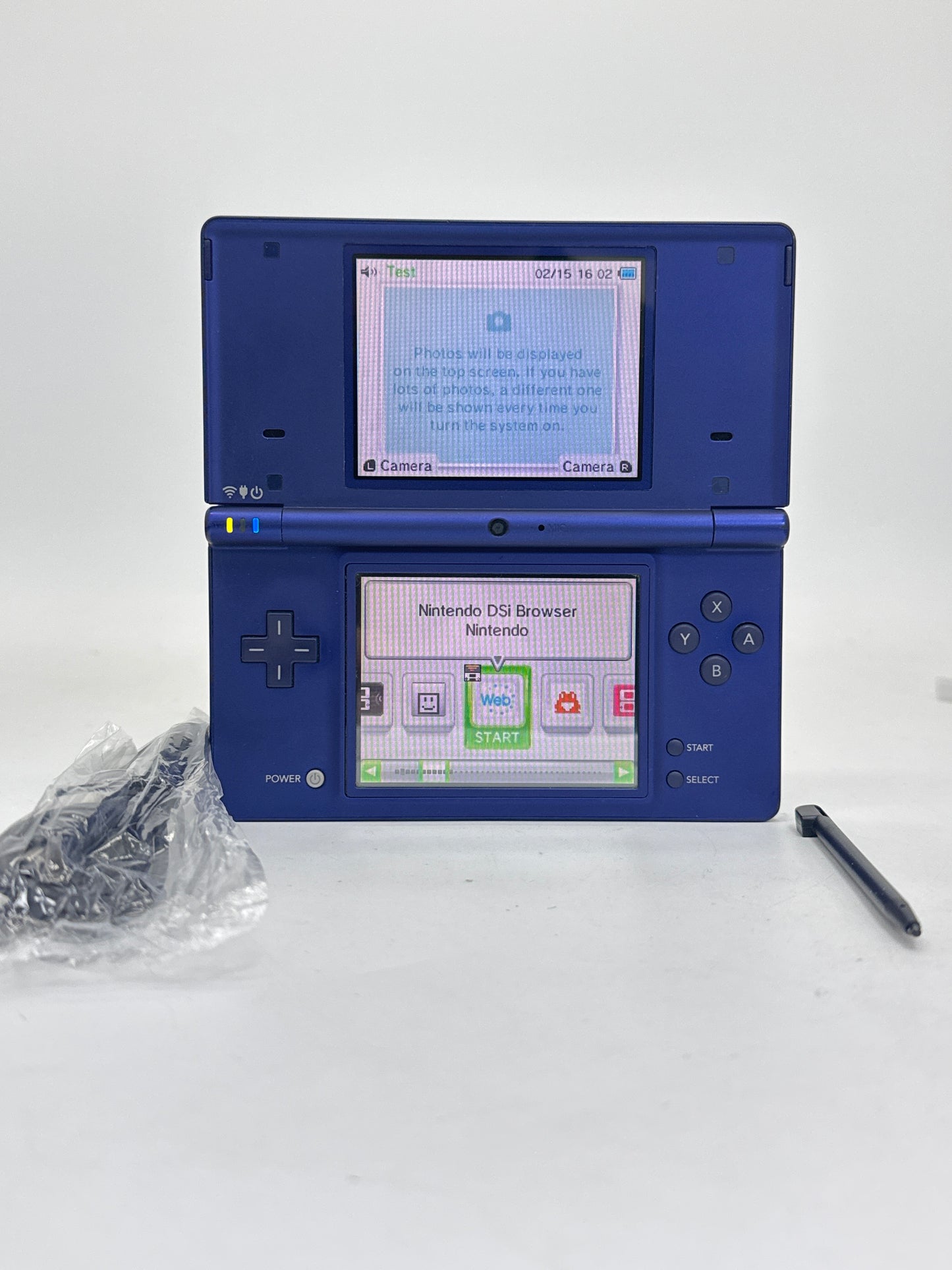 Nintendo DSi TWL-001(JPN) Blue Console #349 w/ Stylus & Charger
