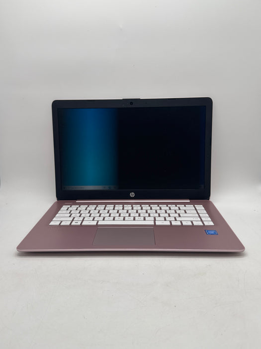 HP 14-CB122DS 14" Intel Celeron 4GB 64GB eMMC Pink Laptop w/ Charger