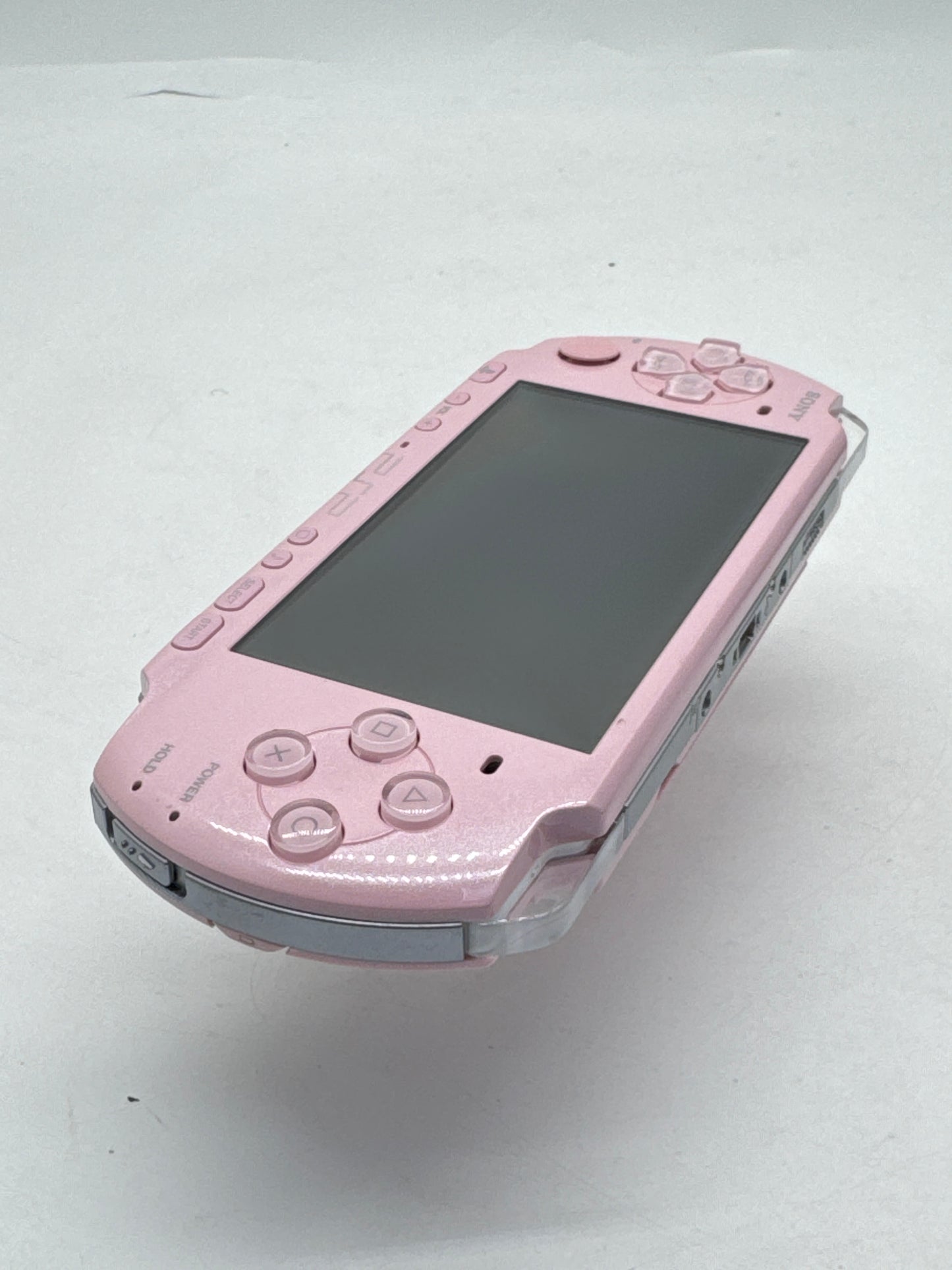Sony PlayStation Portable PSP-3000 Pink Console Only #382 Missing Back Lid
