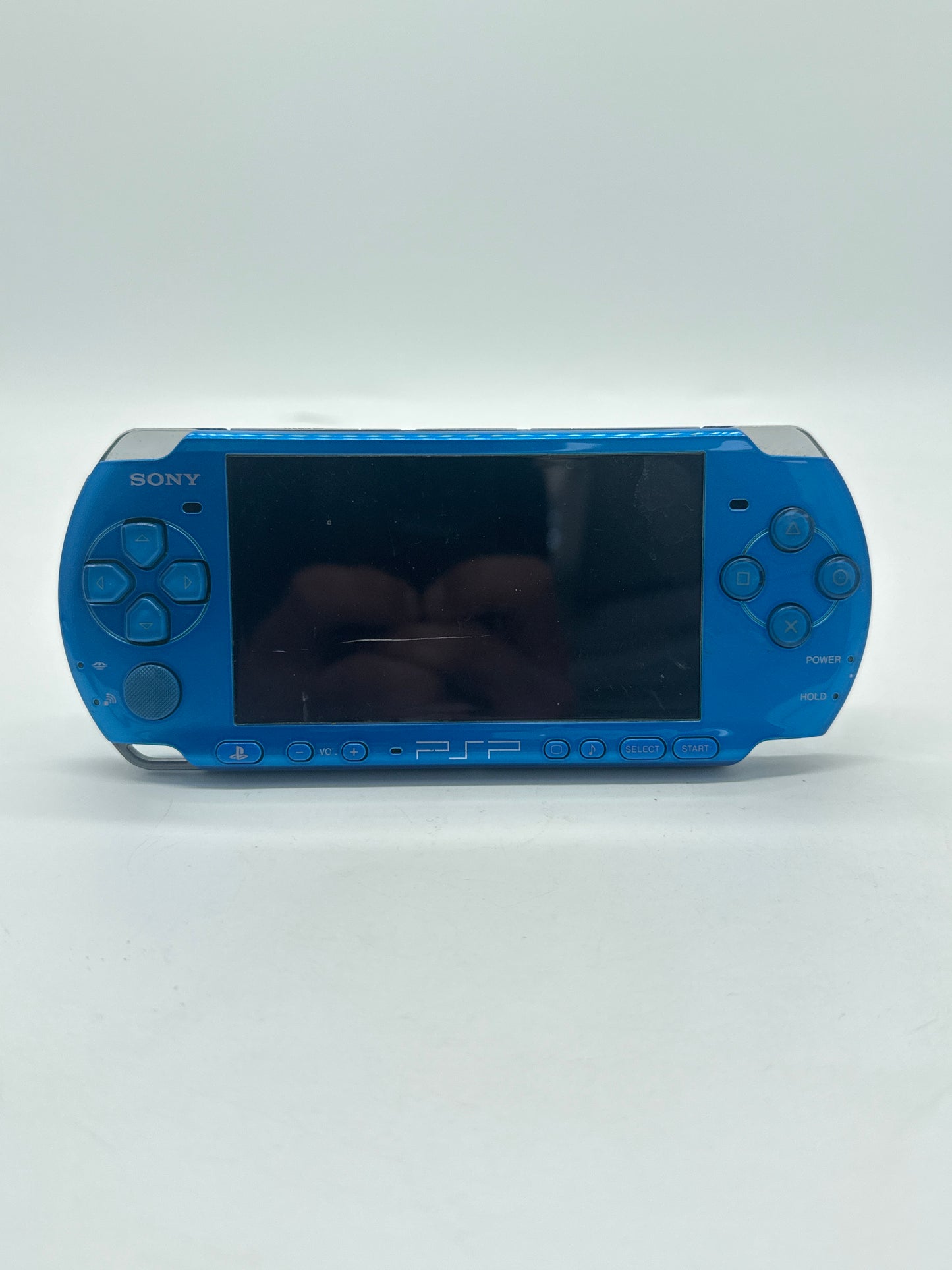Sony PSP-3000 Metallic Blue Console Only #97 No Battery No Battery Lid AS IS