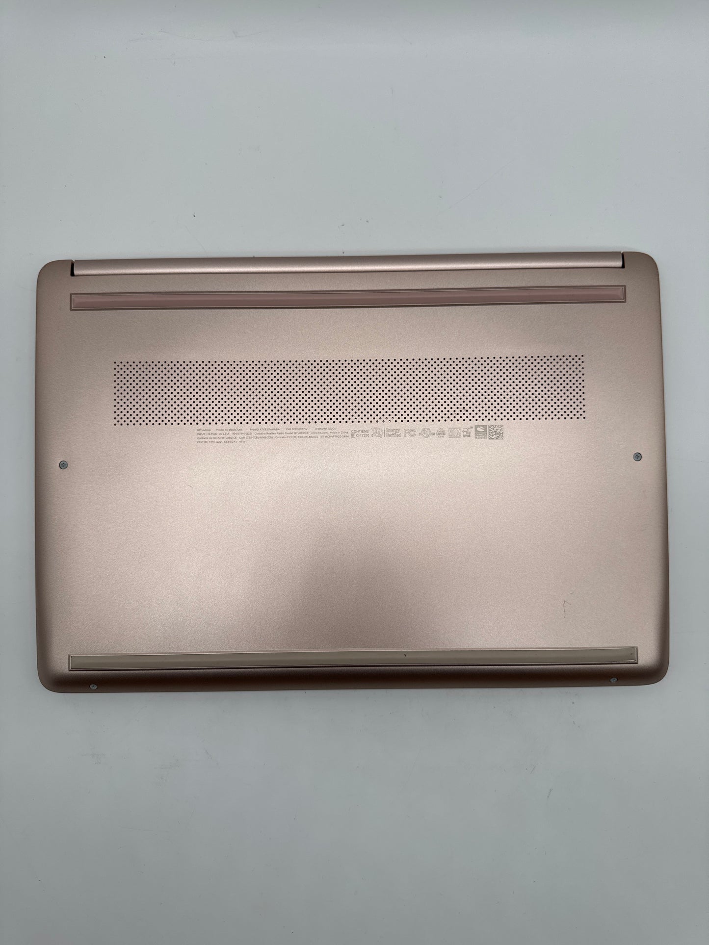 HP Touchscreen Laptop 14-DQ0070NR 14" Celeron N4120 4GB RAM 64GB SSD Rose Gold - Used