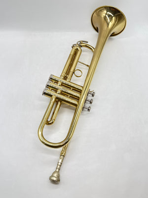 Brass Trumpet USA Student Horn w/ Case READ Cosmetic Wear Parts Repair