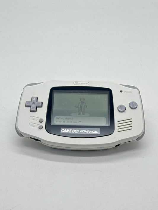 Nintendo Game Boy Advance AGB-001 White Console #6 Aftermarket Lens or/and Shell