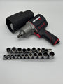 Earthquake 1/2" Xtreme Torque Composite Air Impact Wrench Pneumatic EQ12XT with Nuts - image 1