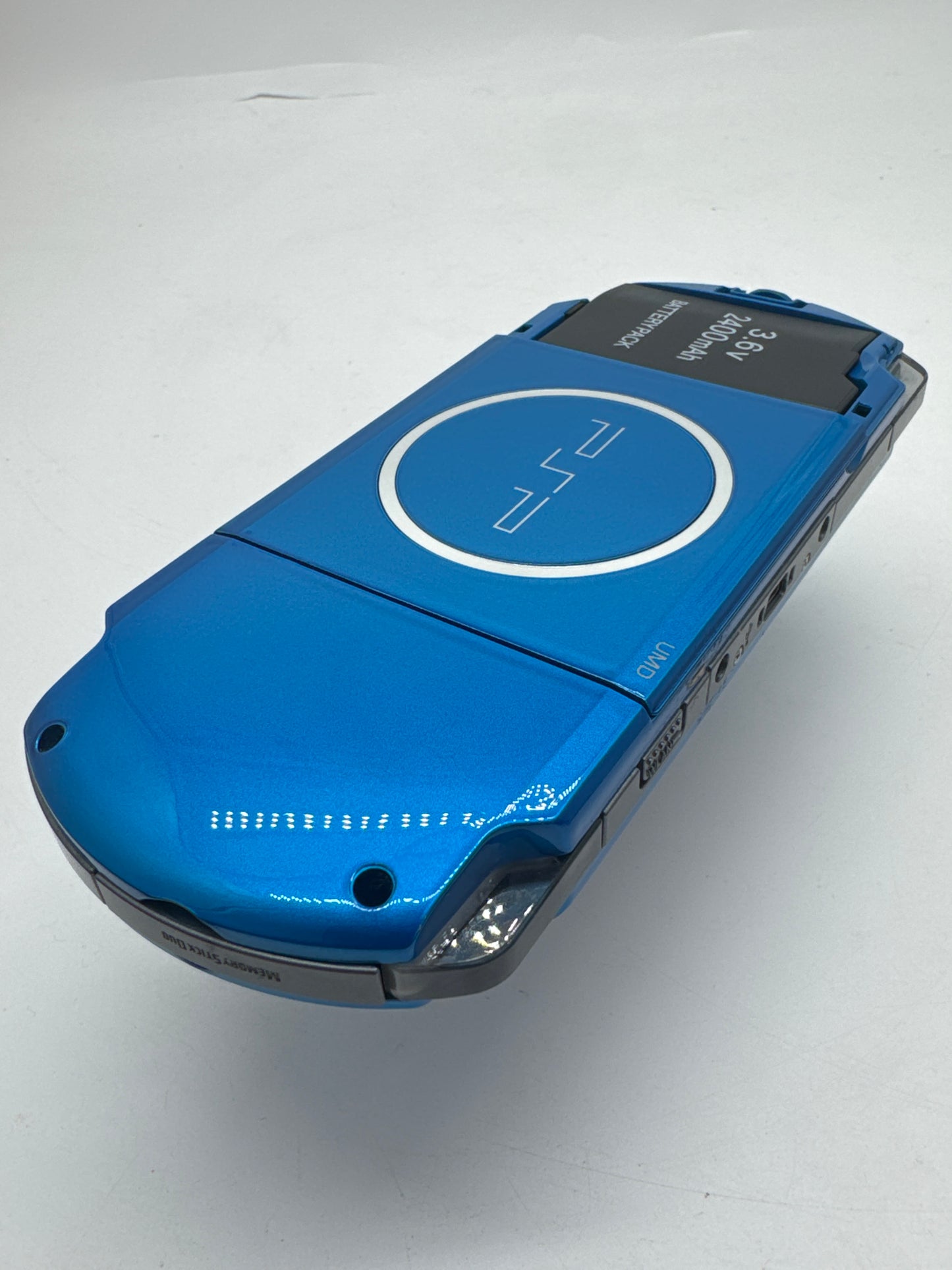 Sony PSP-3000 Blue Console #56 w/ 2400mAh Battery No Charger No Battery Lid