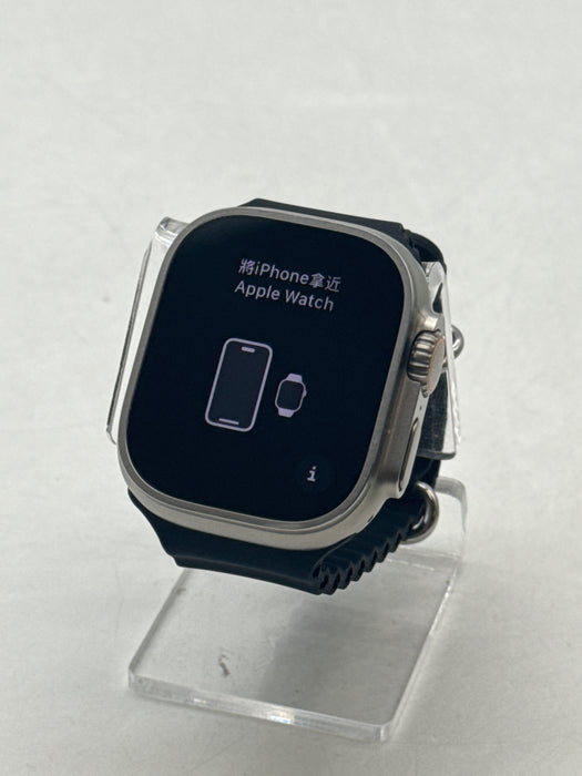 Unlocked Apple Watch Ultra A2622 49mm GPS + Cellular Natural Titanium