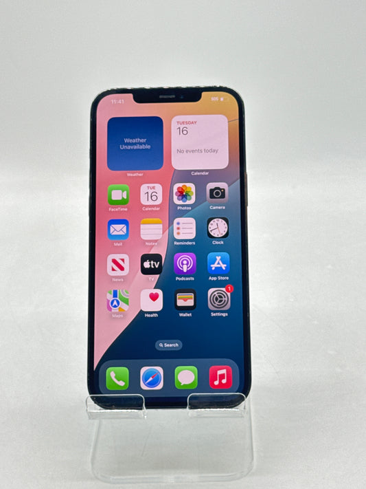 Unlocked Apple iPhone 12 Pro Max A2342 256GB Pacific Blue - Service Battery 78%