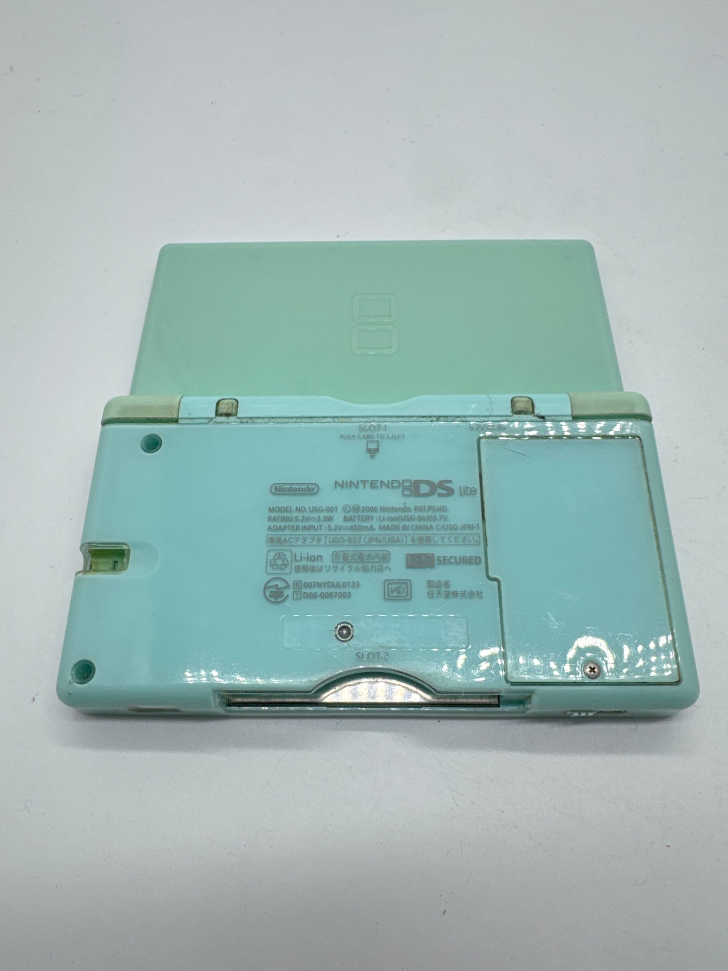 Nintendo DS Lite USG-001 Light Blue Handheld Video Game Console Only AS IS