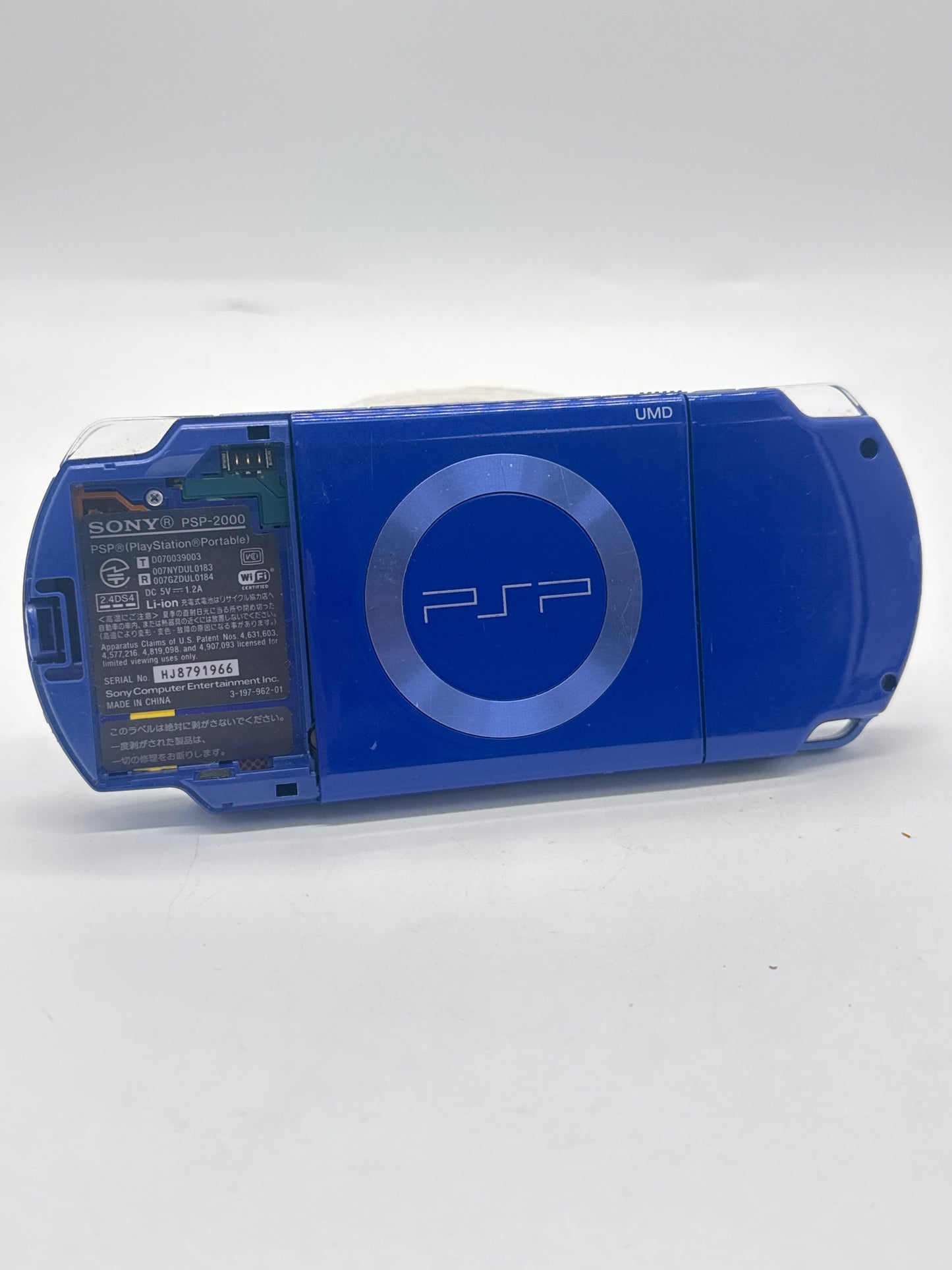 Sony PSP-2000 Blue Console Only #103 No Battery No Lid No Charger AS IS (Copy)