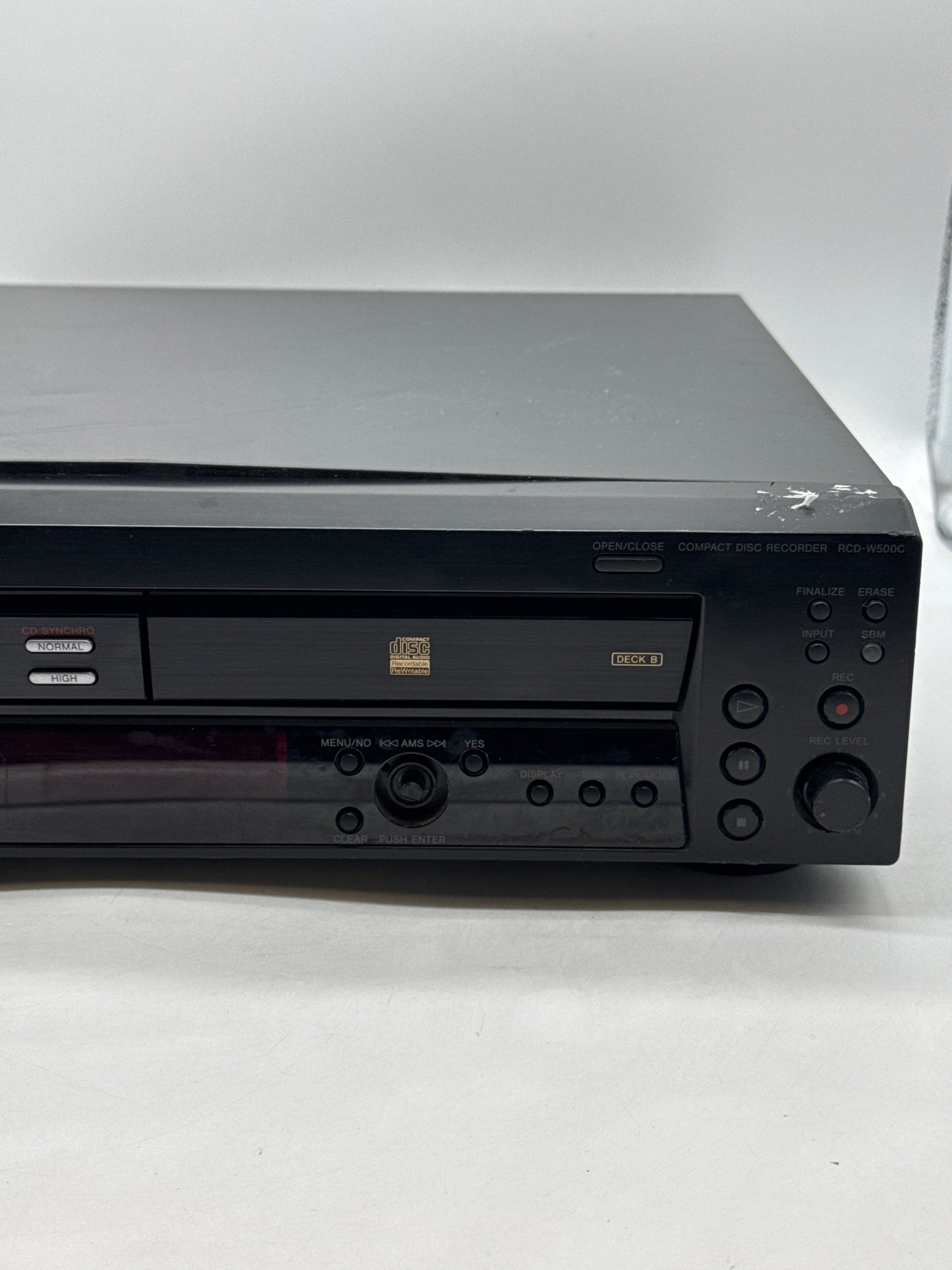 Sony RCD-W500C Compact Disc Recorder Only