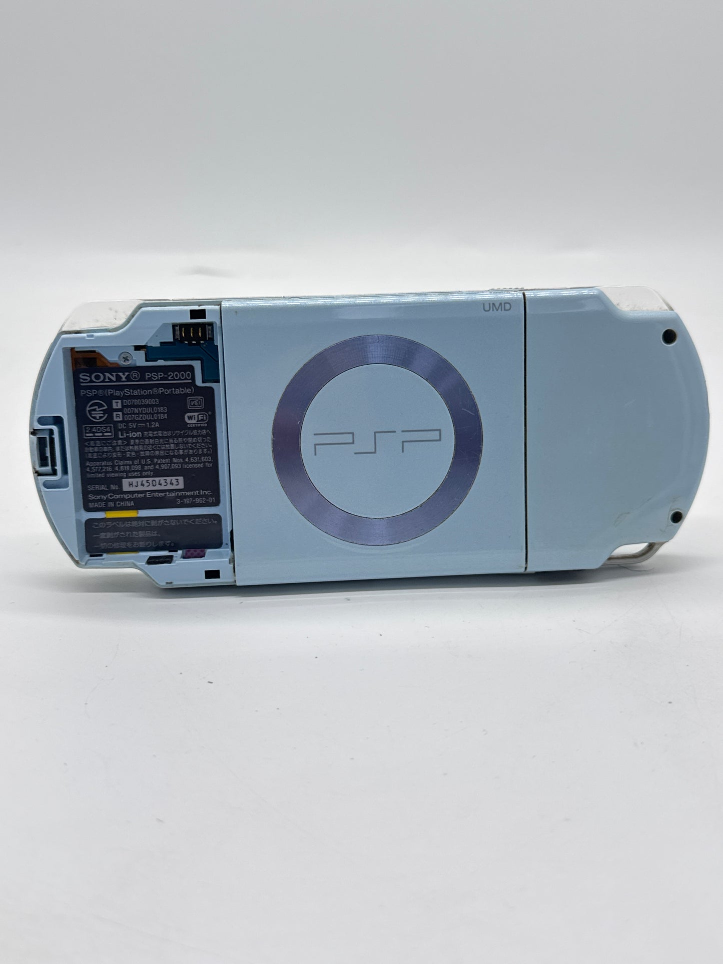 Sony PSP-2000 Blue Console #93 No Battery No Back Lid No Charger AS IS