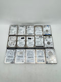 Lot of 17 2.5" Hard Drives WD Seagate Hitachi HP image 1