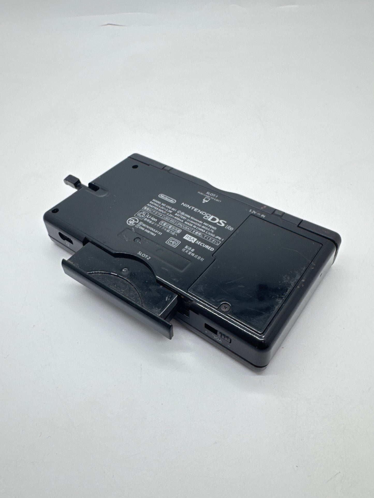 Nintendo DS Lite USG-001 Black Console #55 TOP SCREEN IS BAD AS IS