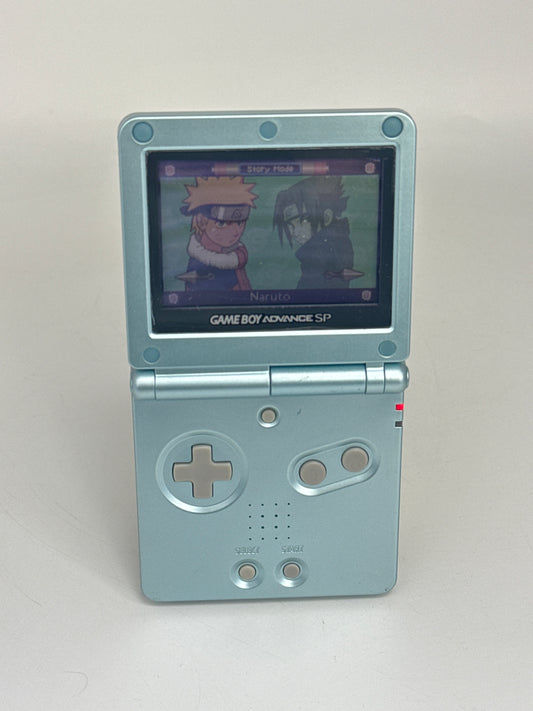 Nintendo Game Boy Advance SP AGS-001 Blue Console #651 Low Volume AS IS
