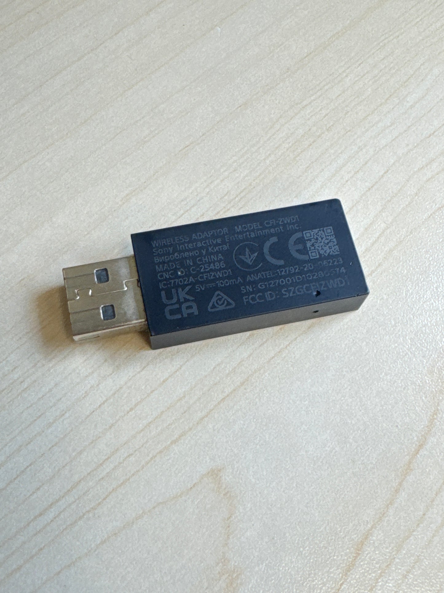 Sony PS5 Pulse 3D Wireless Adapter Dongle CFI-ZWD1
