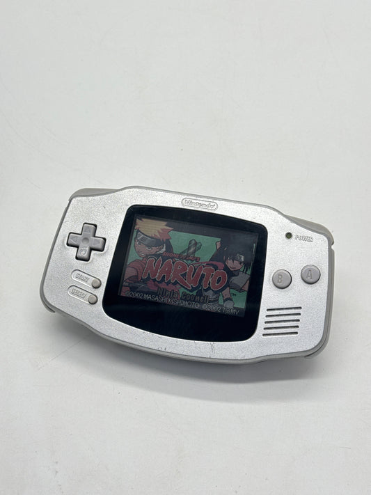 Nintendo Game Boy Advance AGB-001 Silver Console #9 Aftermarket Lens or/and Shell