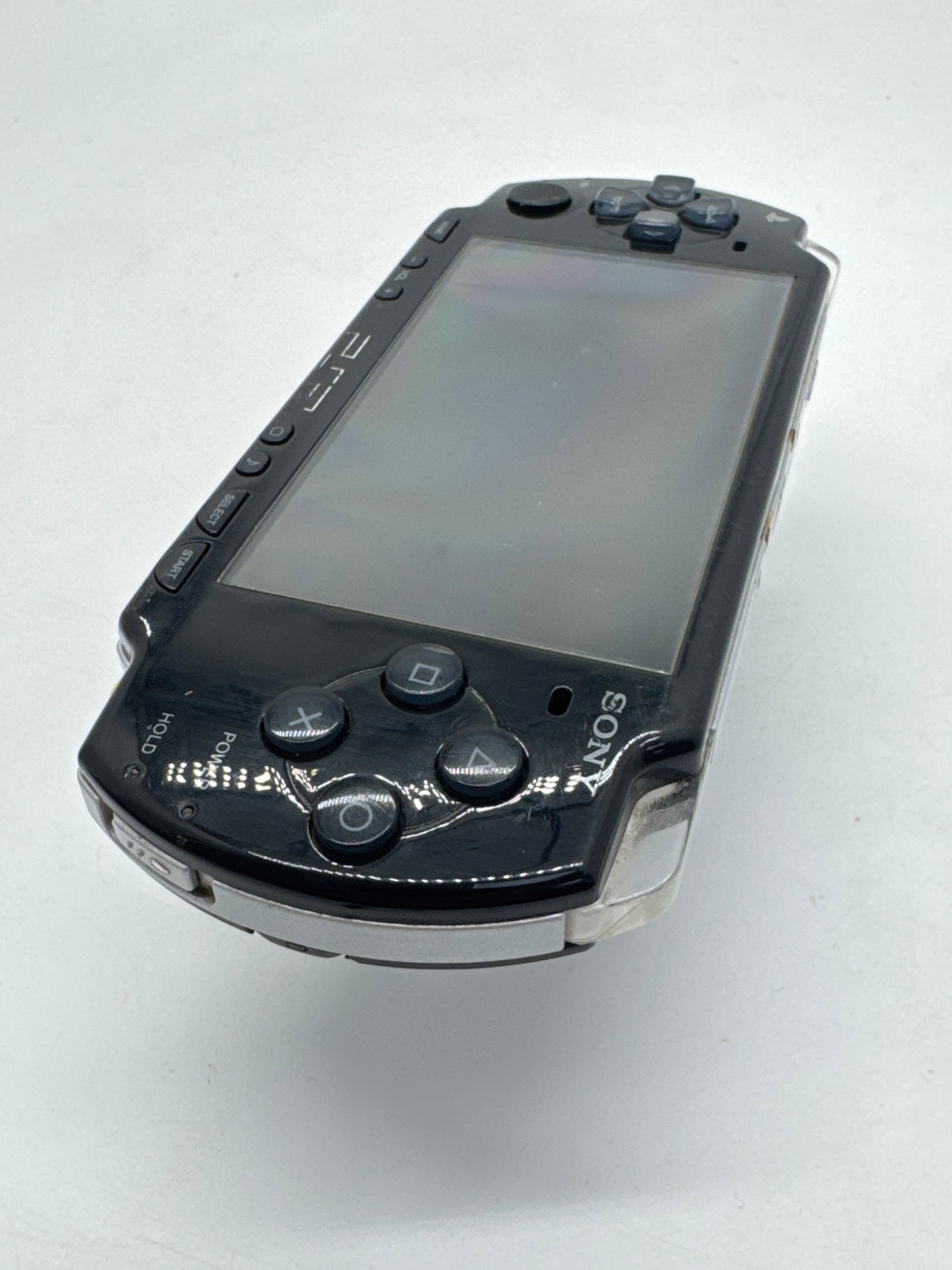 Sony PSP-2000 Black Console #312 w/Battery No Lid No Charger BAD BOTTOM BUTTONS AS IS