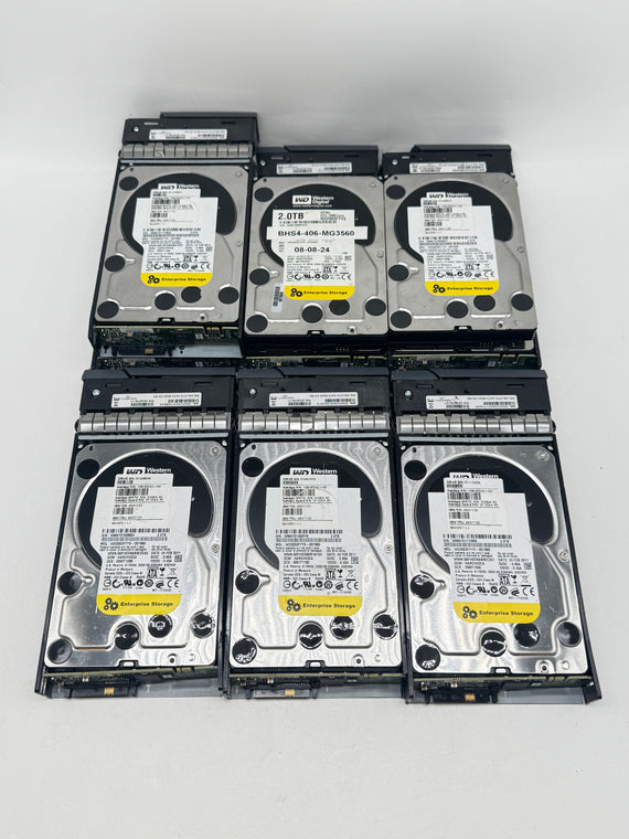Lot of 9 Western Digital WD2003FYYS-05T9B0 2TB 3.5" SATA Hard Drive