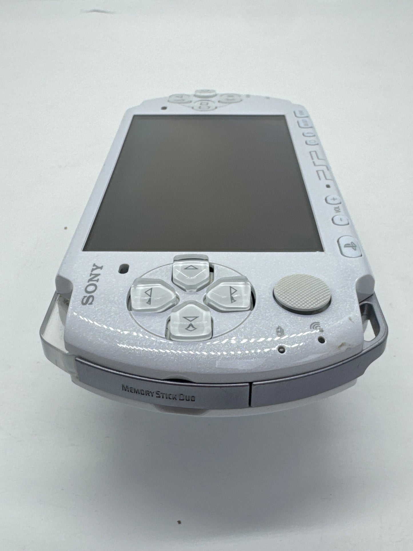 Sony PSP-3000 Pearl White Console Only #99 No Battery No Charger AS IS