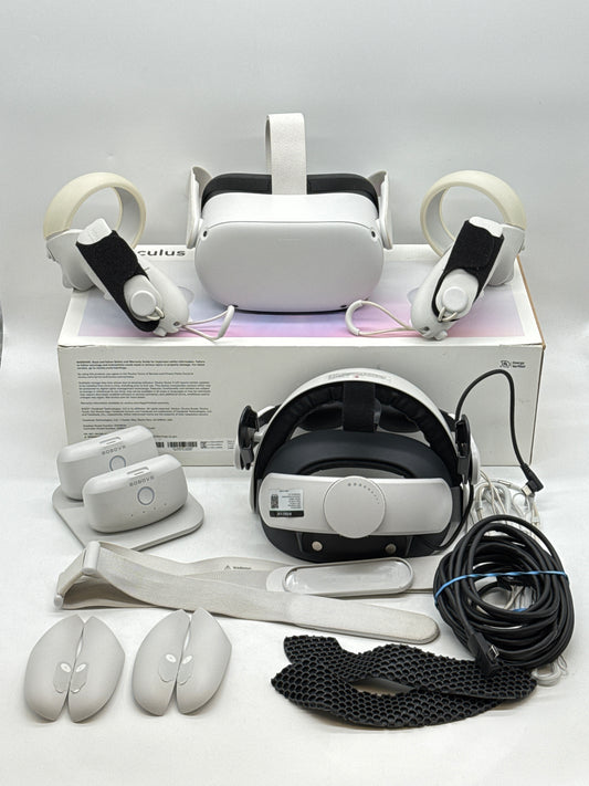 Meta Oculus Quest 2 KW49CM 128GB Advanced All-In-One VR Headset - White