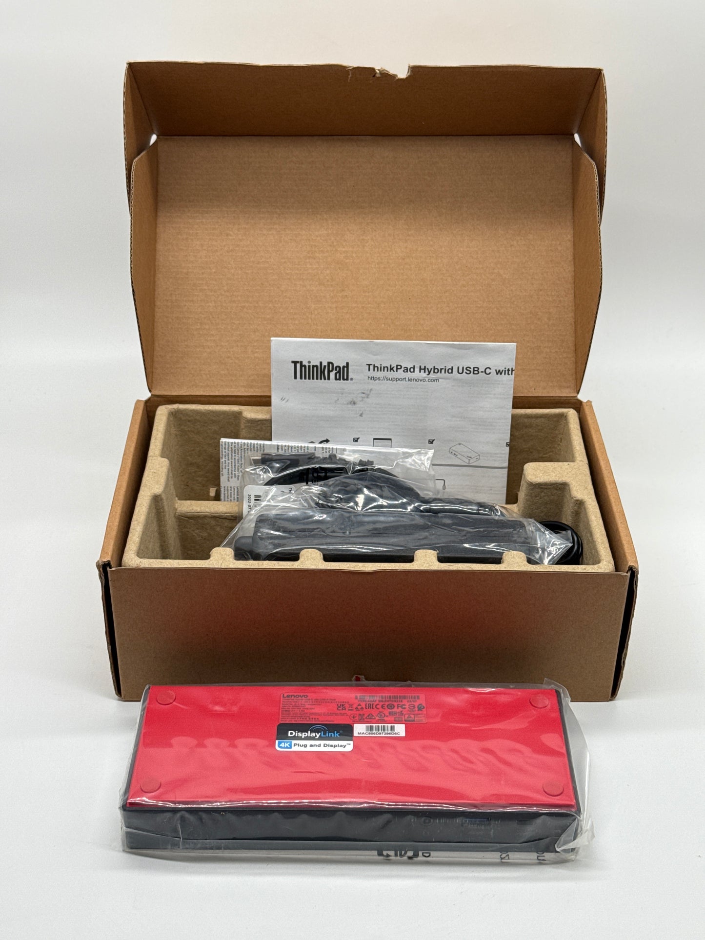 Lenovo ThinkPad Hybrid USB-C with USB-A Dock US 40AF0135US - New in Open Box