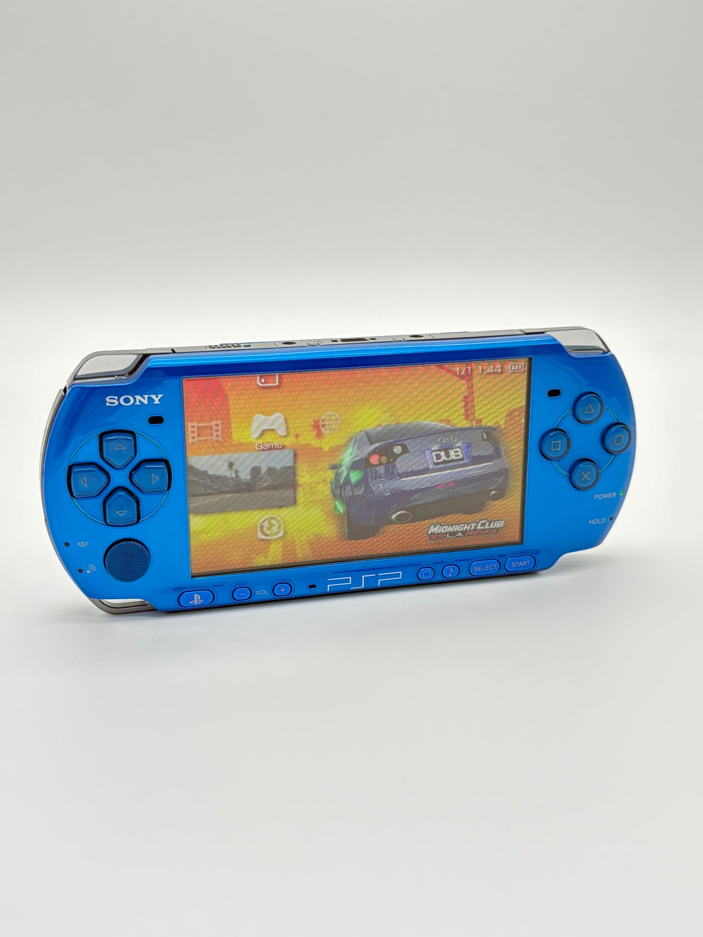 Sony PSP-3000 Vibrant Blue Console #212 w/1200 mAh Battery