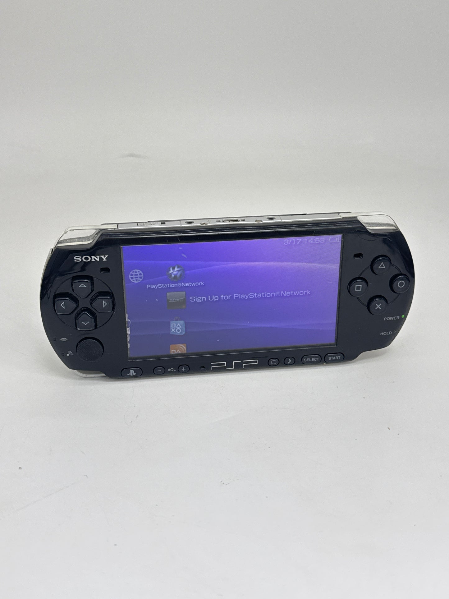 PlayStation Portable PSP-3000 Piano Black Console #663 w/ 2400mAh Battery - Noisy UMD