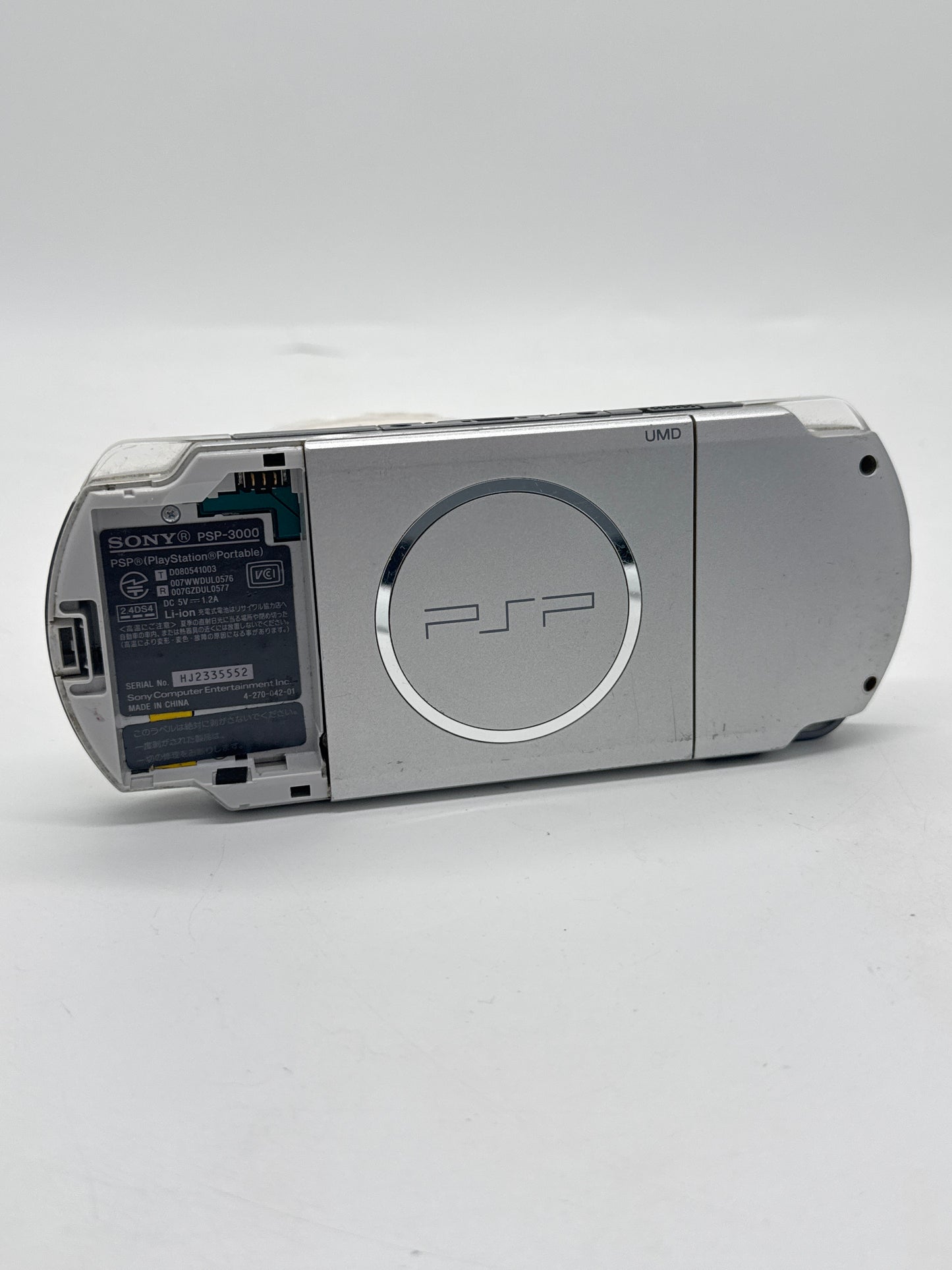Sony PSP-3000 Console #253 No Battery or Lid No Charger BAD UMD & SQUARE BUTTON AS IS