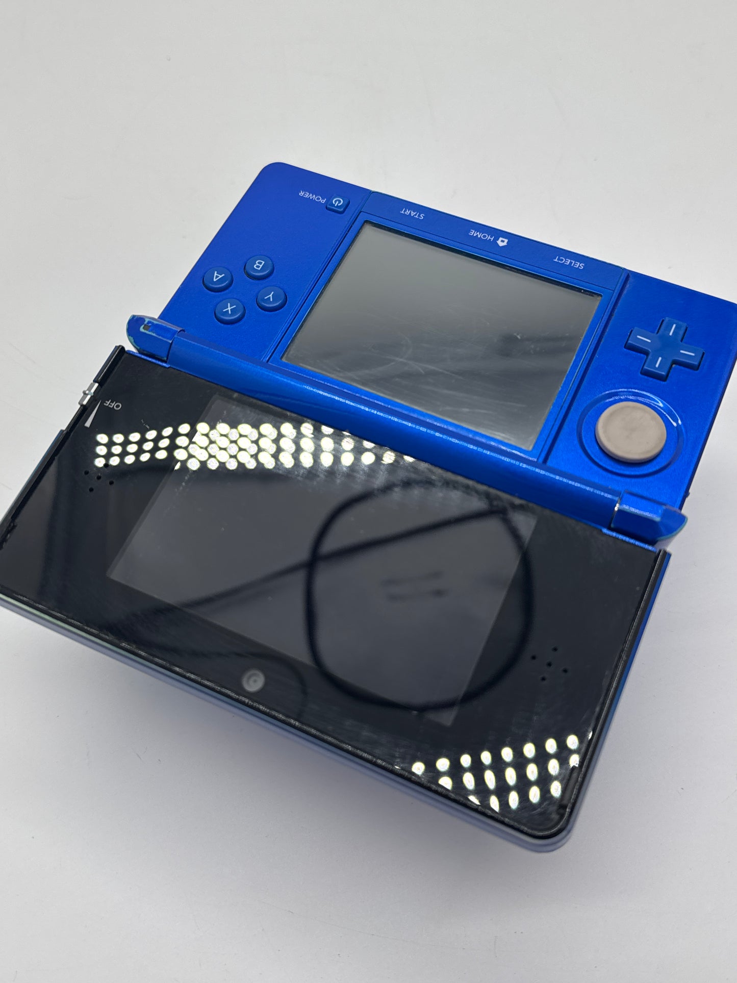 Nintendo 3DS CTR-001(JPN) Blue Console #424 w/ Stylus & Charger