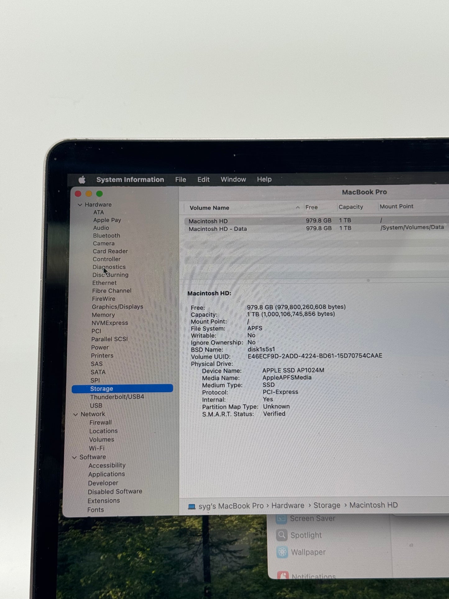 2019 Apple Macbook Pro 13" A1989 Core i7 2.8GHz 16GB RAM 1TB SSD Space Gray