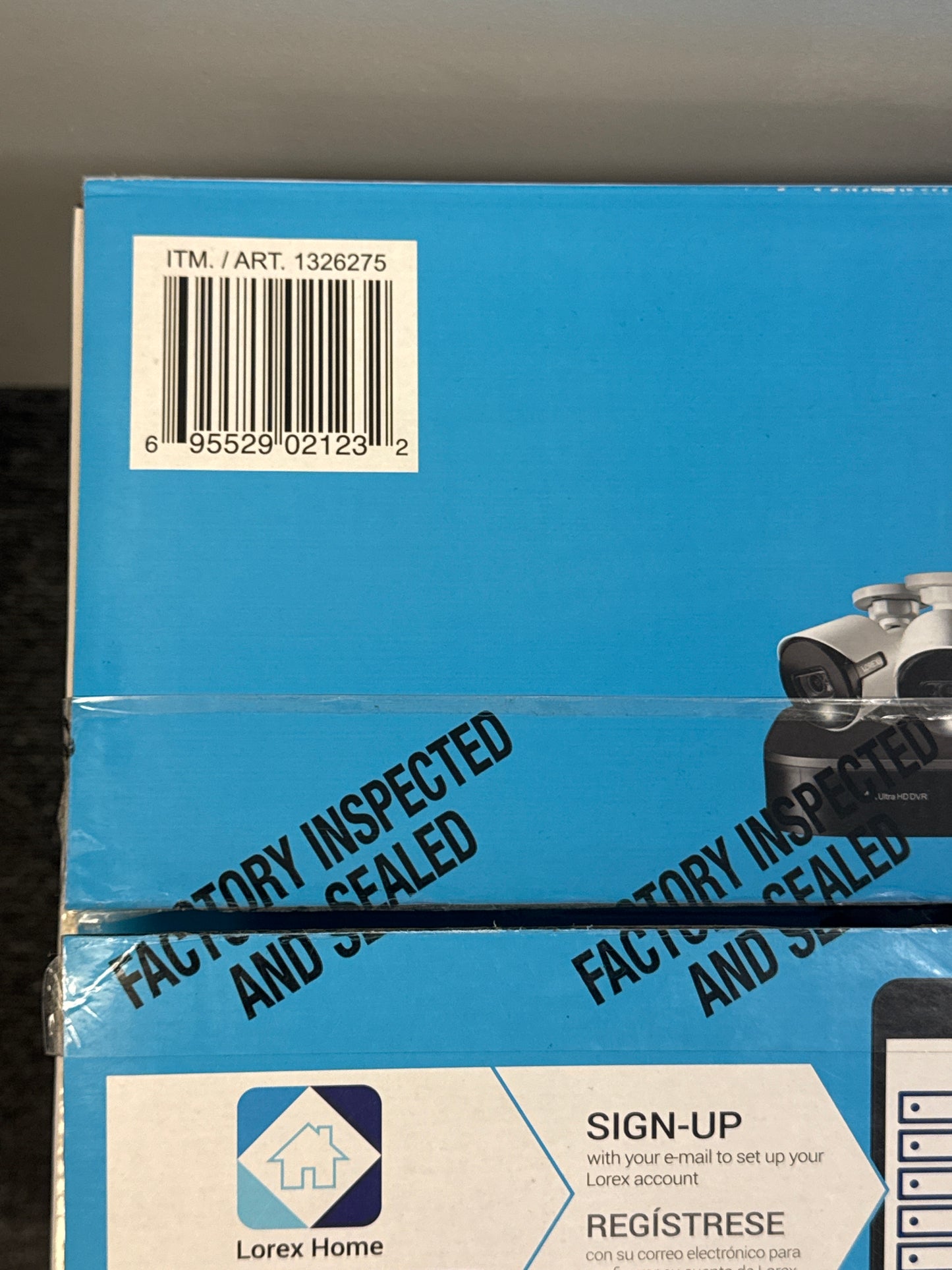 Lorex TD81825A4-E 8-Channel 2TB DVR 4-4k Bullet Camera Security System - New Open Box