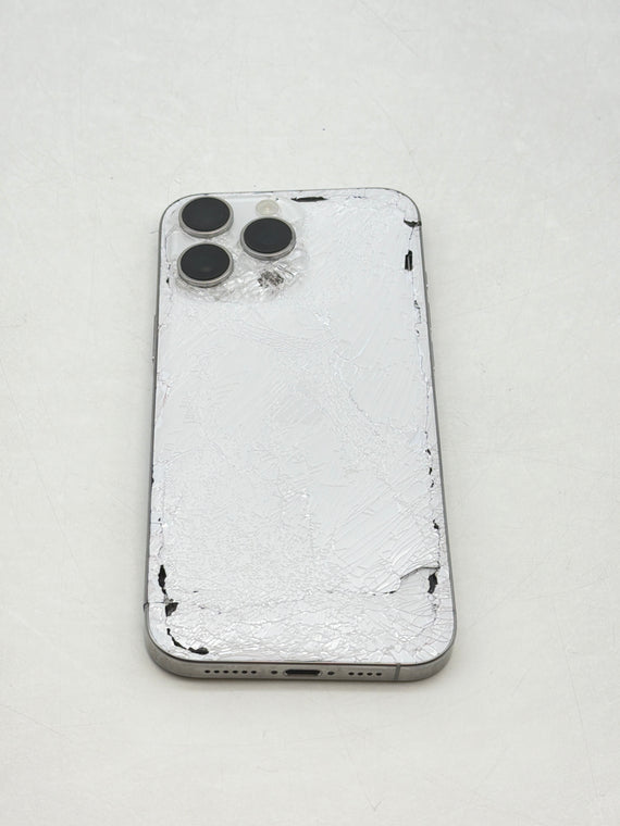 T-Mobile Apple iPhone 16 Pro Max A3084 512GB White Titanium - Cracked Not Working