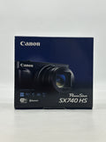 Canon PowerShot SX740 HS 20.30MP 40X Zoom Compact Digital Camera Black - Open Box image 1