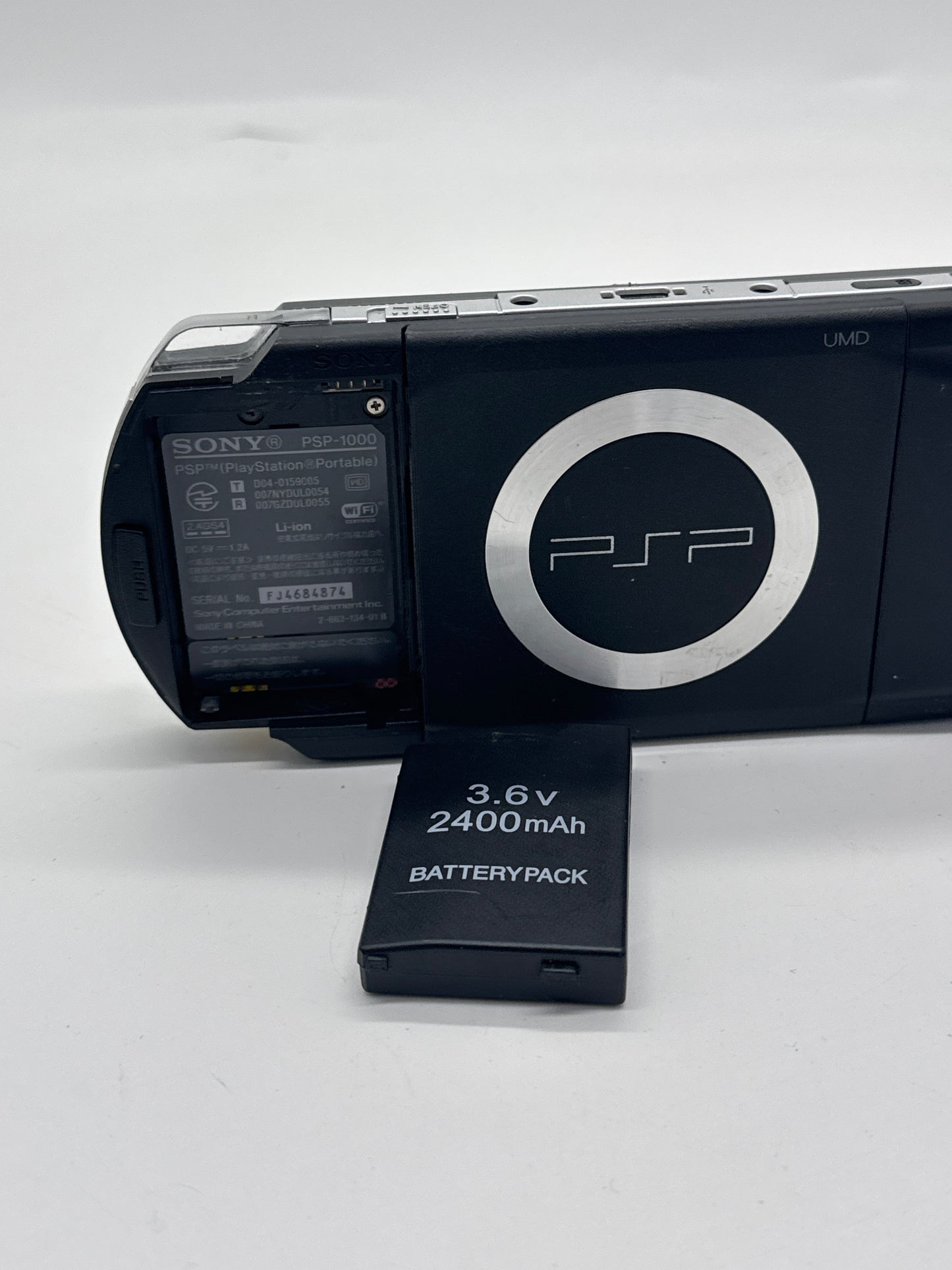 Sony PSP-1000 Black Console #430 w/ 2400mAh Battery & Charger READ AS IS