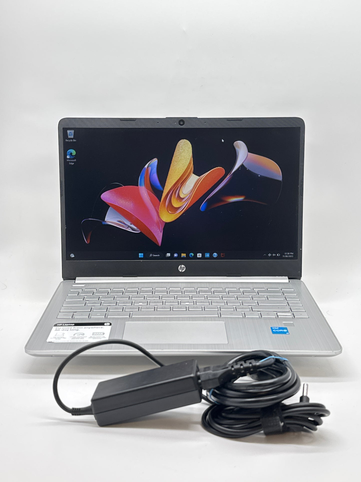 HP 14-DQ2053CL 14" Core i3-1125G4 @2.00GHz 8GB RAM 256GB Silver Laptop