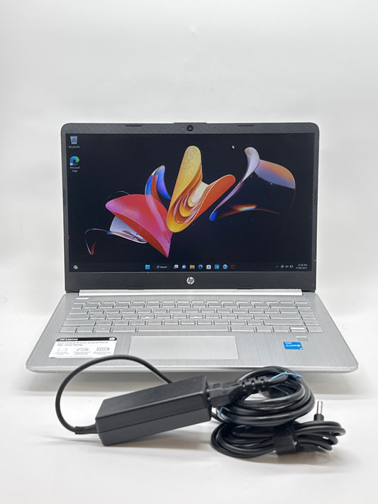 HP 14-DQ2053CL 14" Core i3-1125G4 @2.00GHz 8GB RAM 256GB Silver Laptop