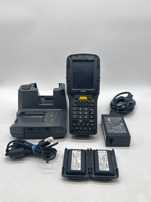Zebra Omnii XT15 7545XA Barcode Scanner Terminal WCE Cradle Charger 2 Batteries