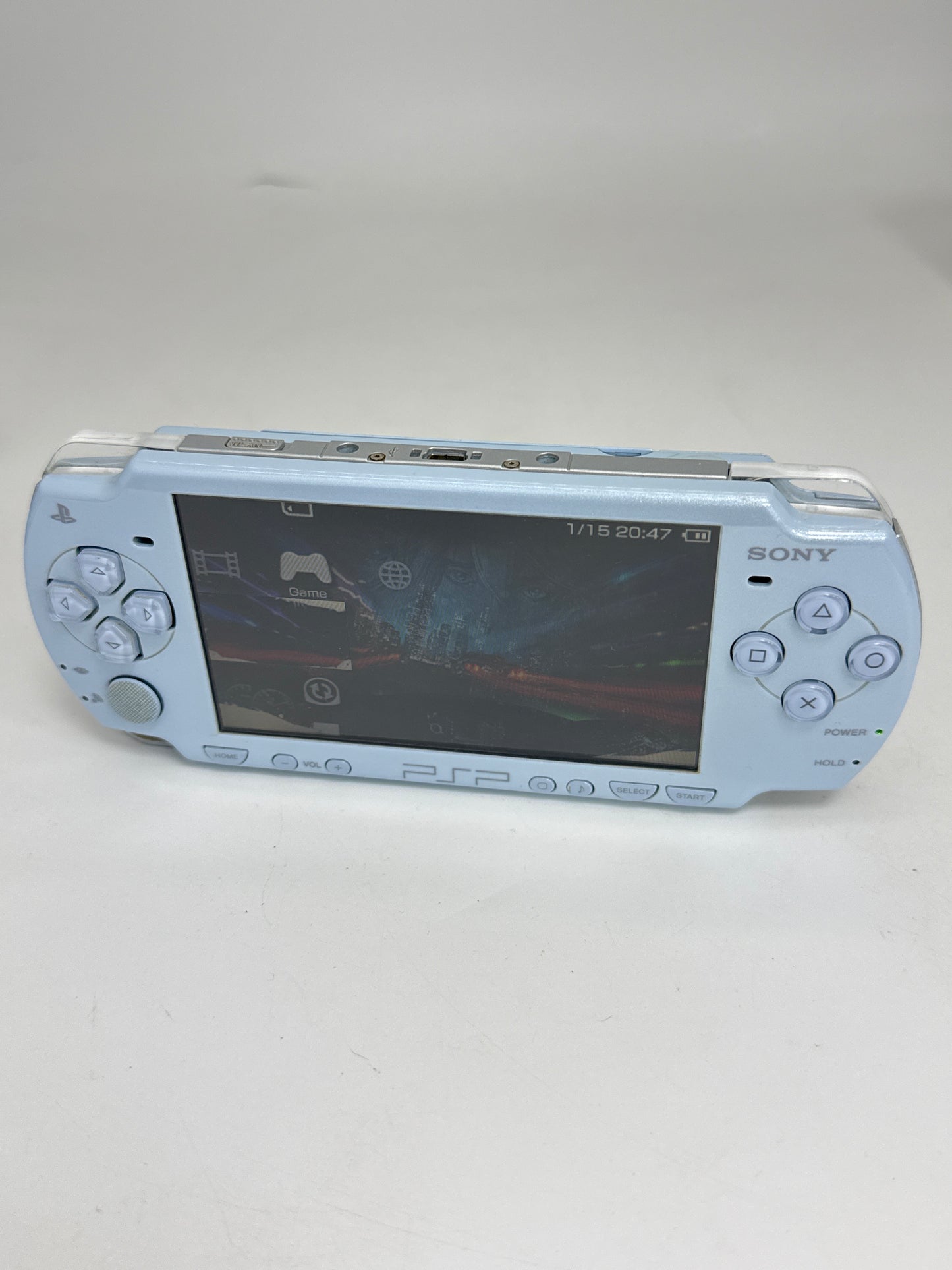 Sony PSP-2000 Blue Console #91 w/1200mAh Battery & No Charger NOISY DISC DRIVE