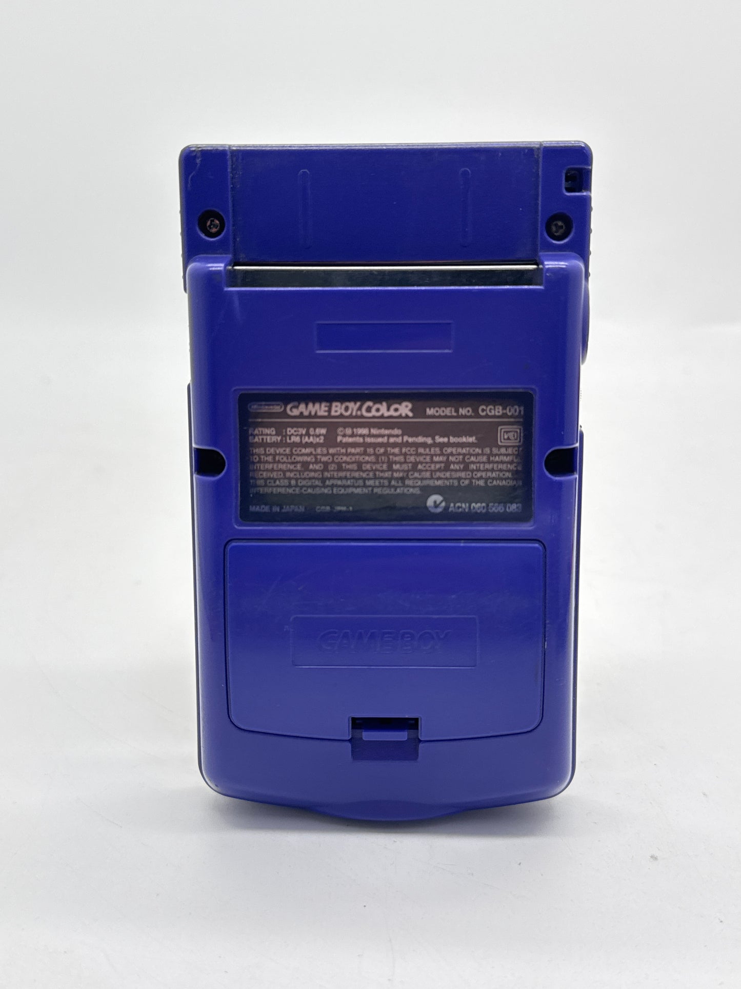 Nintendo Game Boy Color CGB-001 Grape Purple Console Only #321 Aftermarket Shell
