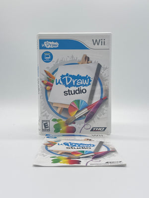 uDraw Studio (Nintendo Wii, 2010) - Complete CIB - No uDraw GameTablet