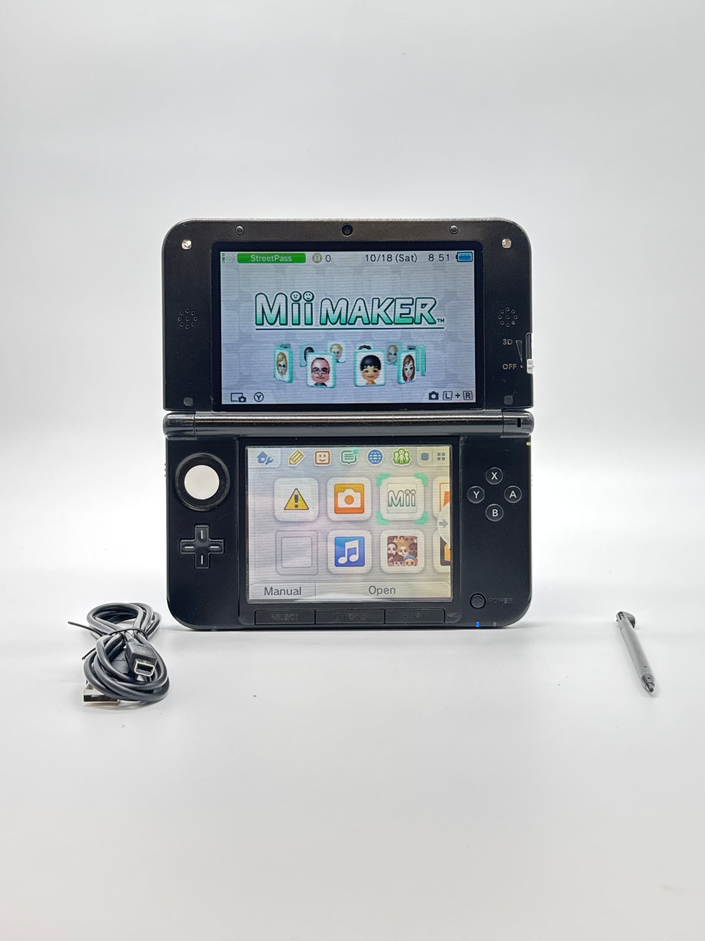 Nintendo 3DS XL LL SPR-001(JPN) Metallic Blue Console #29