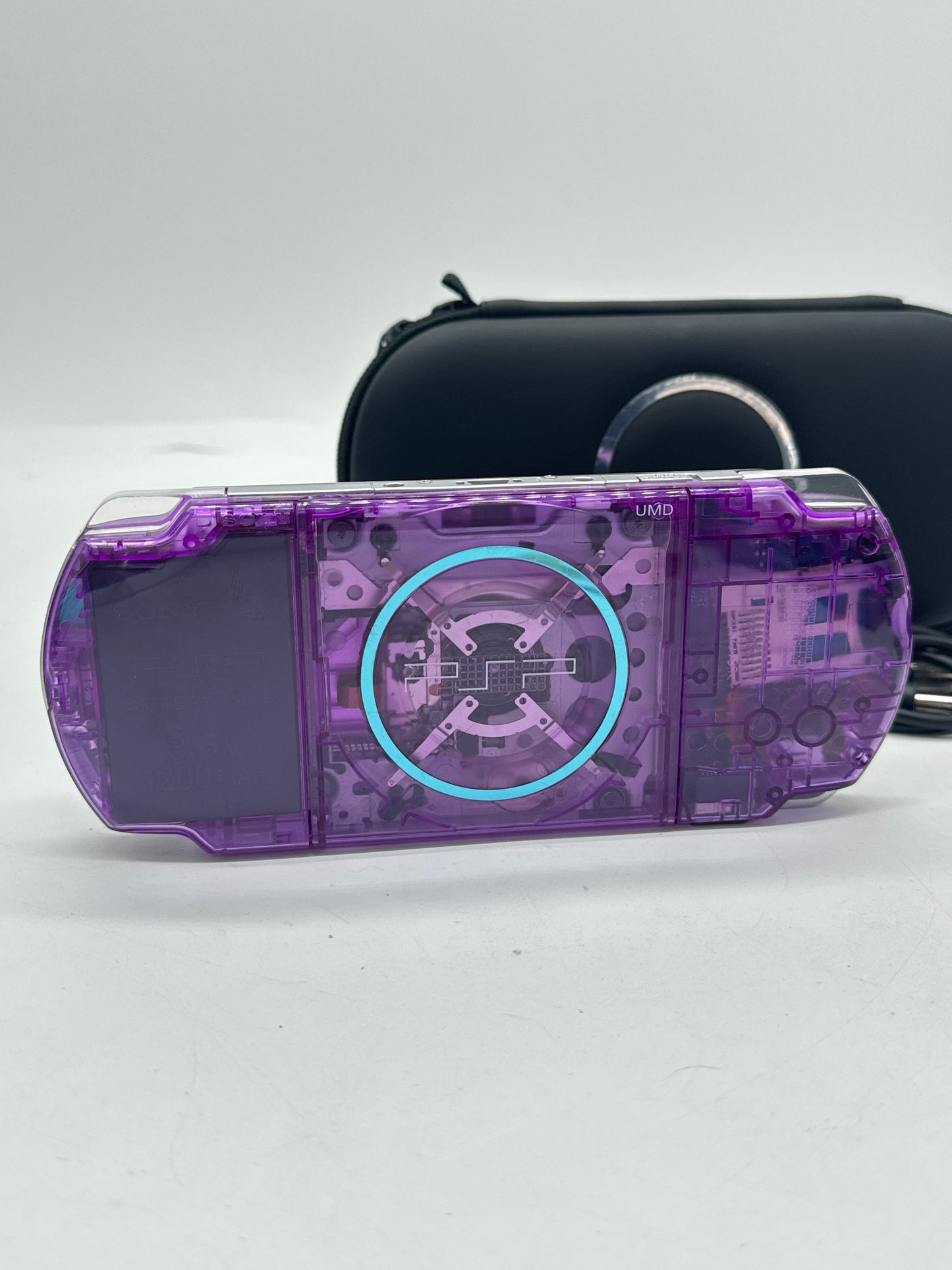 Sony PlayStation Portable PSP-3006 Clear Purple Console Bundle #334