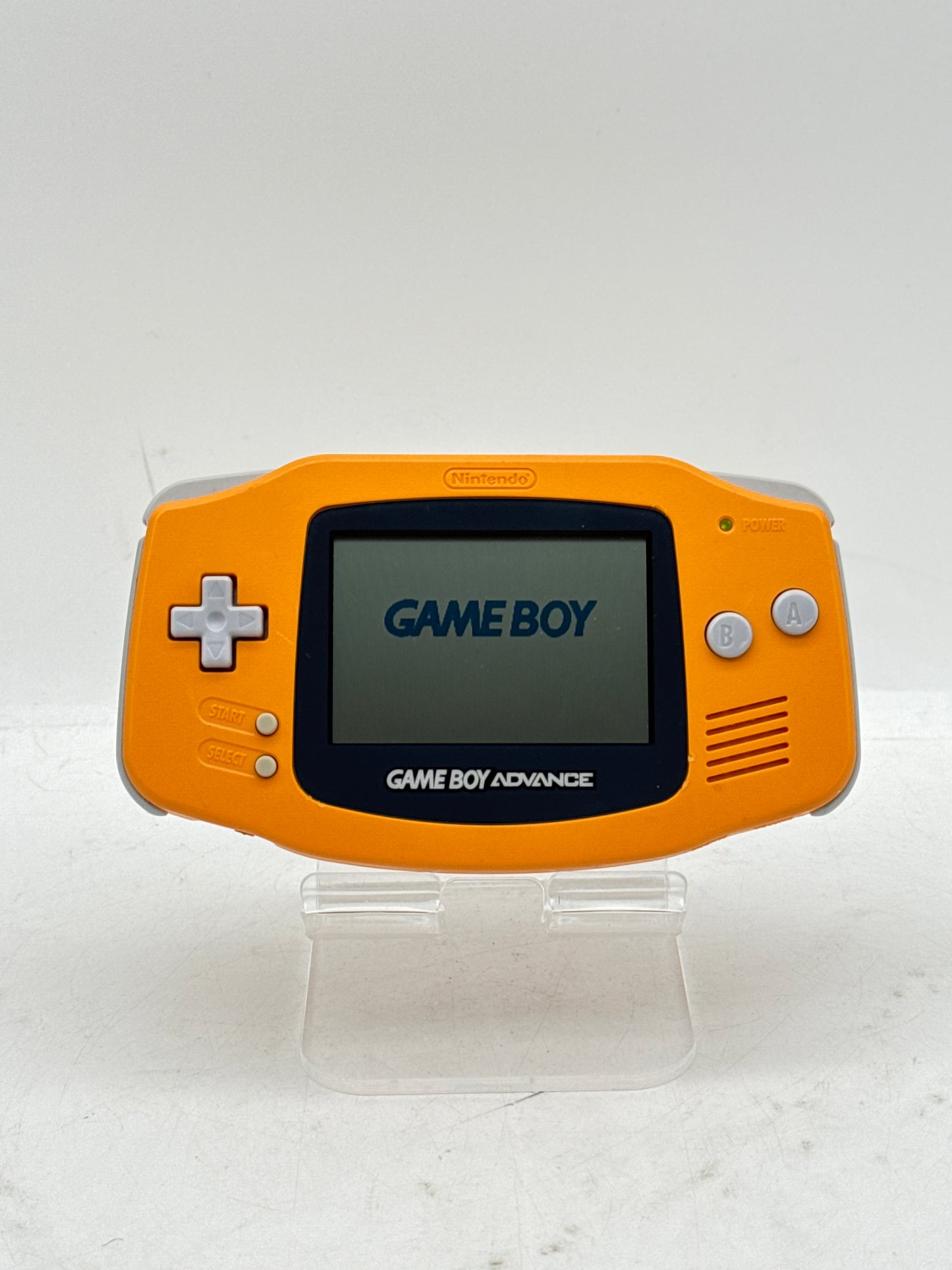 Nintendo Game Boy Advance AGB-001 Handheld Game Console Orange - Rare