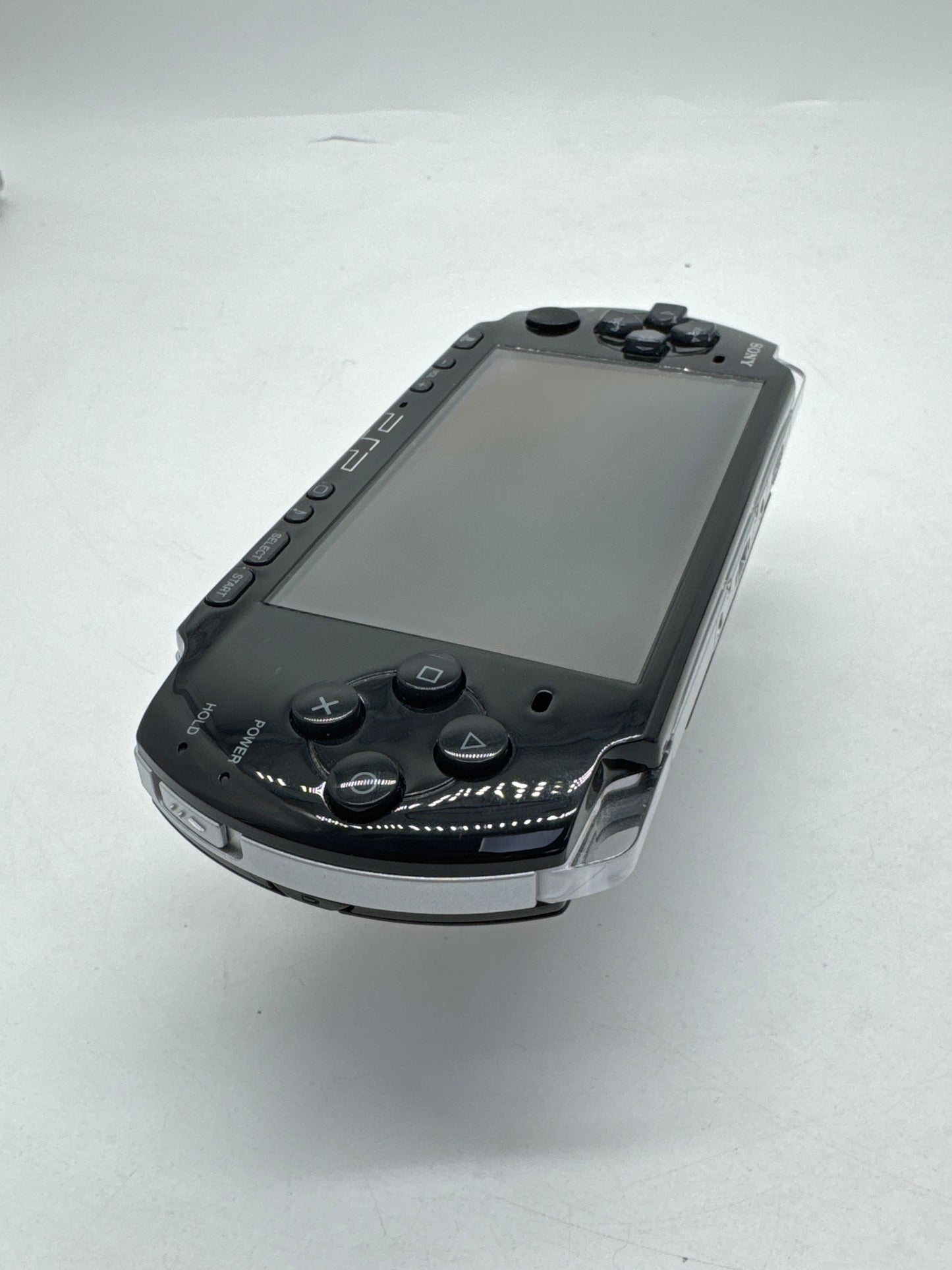 Sony PlayStation PSP-3000 Piano Black Console #380 Works Only Plugged In READ AS IS