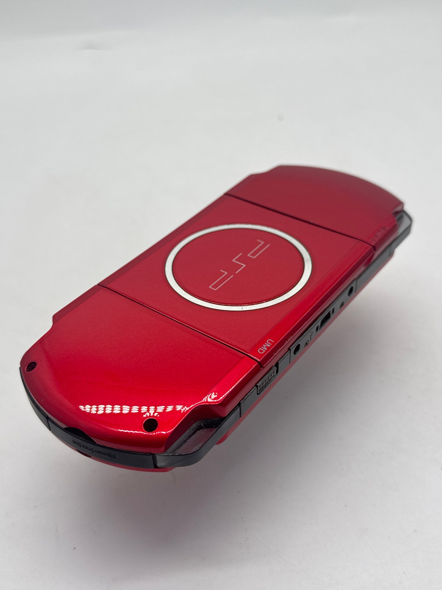 Sony PlayStation Portable PSP-3000 Red Console #366 w/1200mAh Battery