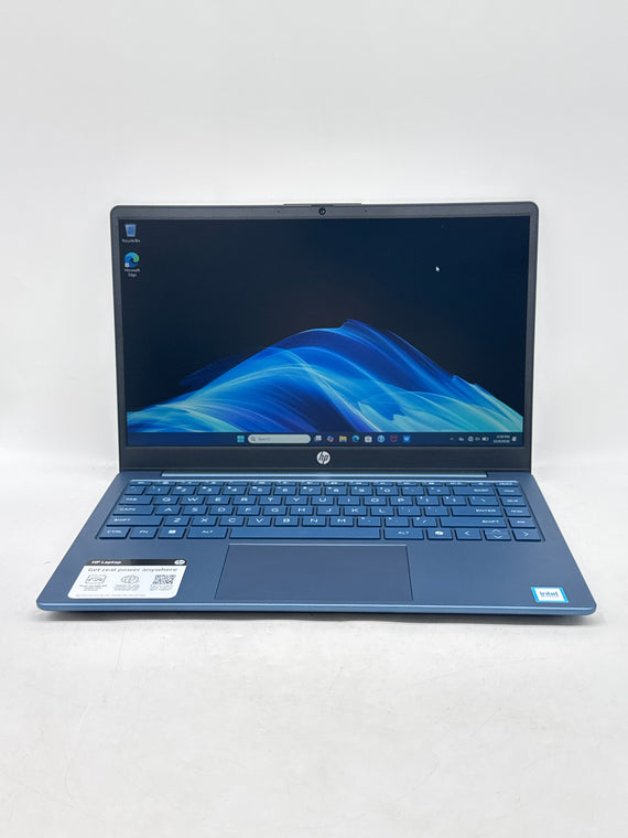HP 14-ep2112wm 14" Blue Laptop Intel N150 4GB RAM 128GB Storage w/ Charger