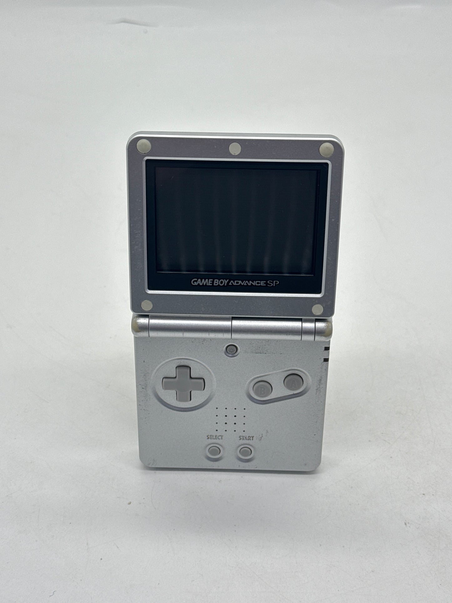 Nintendo Game Boy Advance SP AGS-001 Silver Console Only #403 BAD READ AS IS