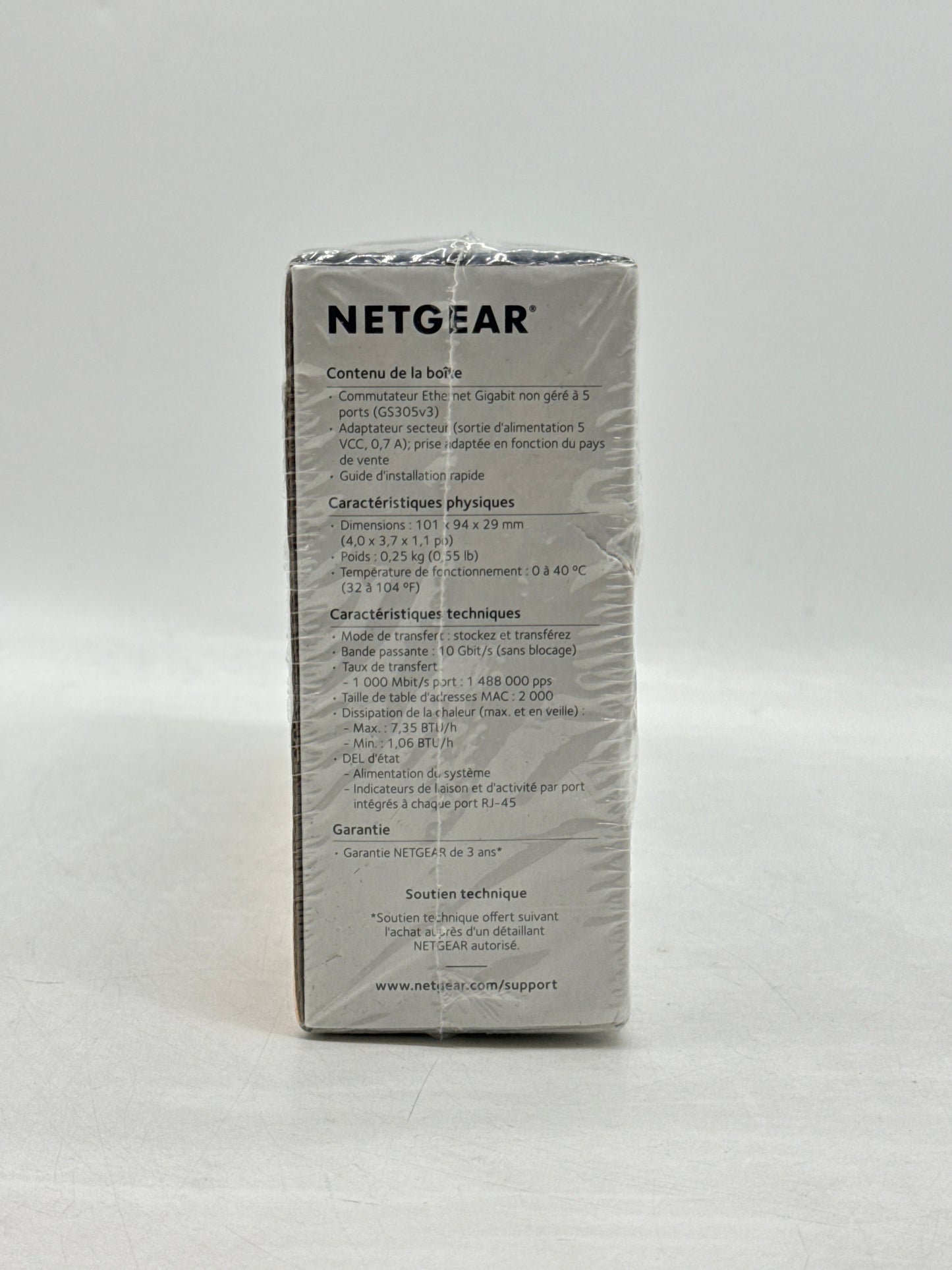 New Netgear GS305-300PAS 5 Port Gigabit Ethernet Unmanaged Switch