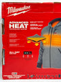 Milwaukee M12 Heated Hoodie Work Jacket Battery Charger Kit 306G-212X 2XL - image 4