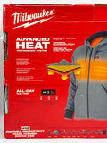 Milwaukee M12 Heated Hoodie Work Jacket Battery Charger Kit 306G-212X 2XL image 4